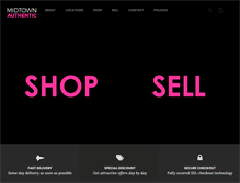 Tablet Screenshot of midtownauthentic.com